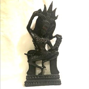 Shiva In a Celebration Dance with Traditional Headdress.